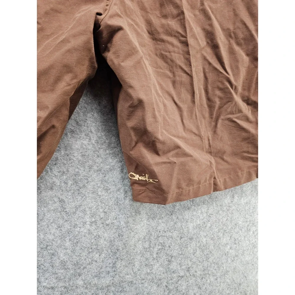 ONeill Mens Brown Cargo Shorts Size 40 NWT Embroidered Logo Surf Utility Style